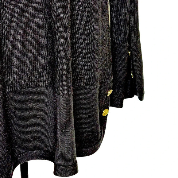 Calvin Klein Womens Crochet Ribbed Long Sleeve Sweater Button Accents Size 1X - Picture 7 of 12